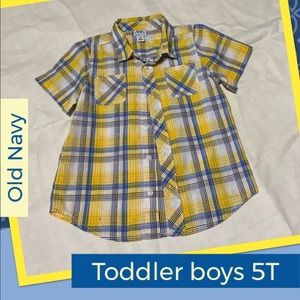 🍁OLD NAVY, Button Down shirt, size 5T